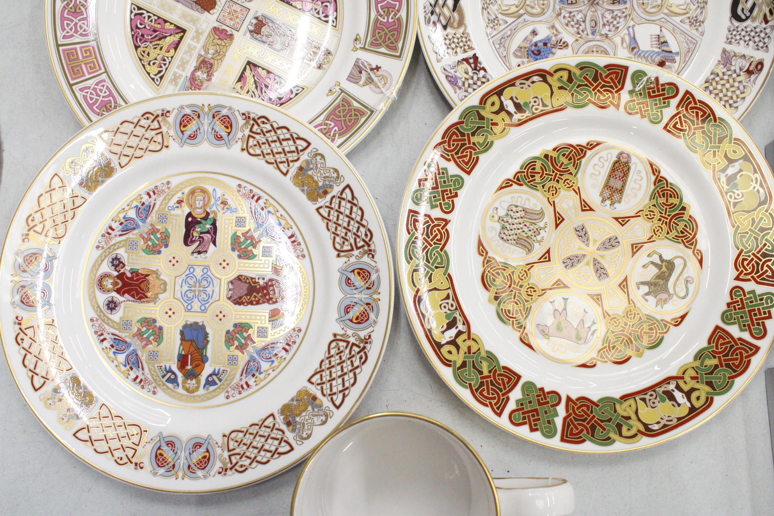A SELECTION OF SIX SPODE PLATES TO INCLUDE THE KELLS PLATE, THE DURROW PLATE ETC PLUS A SPODE THE - Image 3 of 6