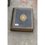 A VINTAGE LEATHER BOUND BOOK 'THE LIFE OF OUR BLESSED LORD AND SAVIOUR JESUS CHRIST'