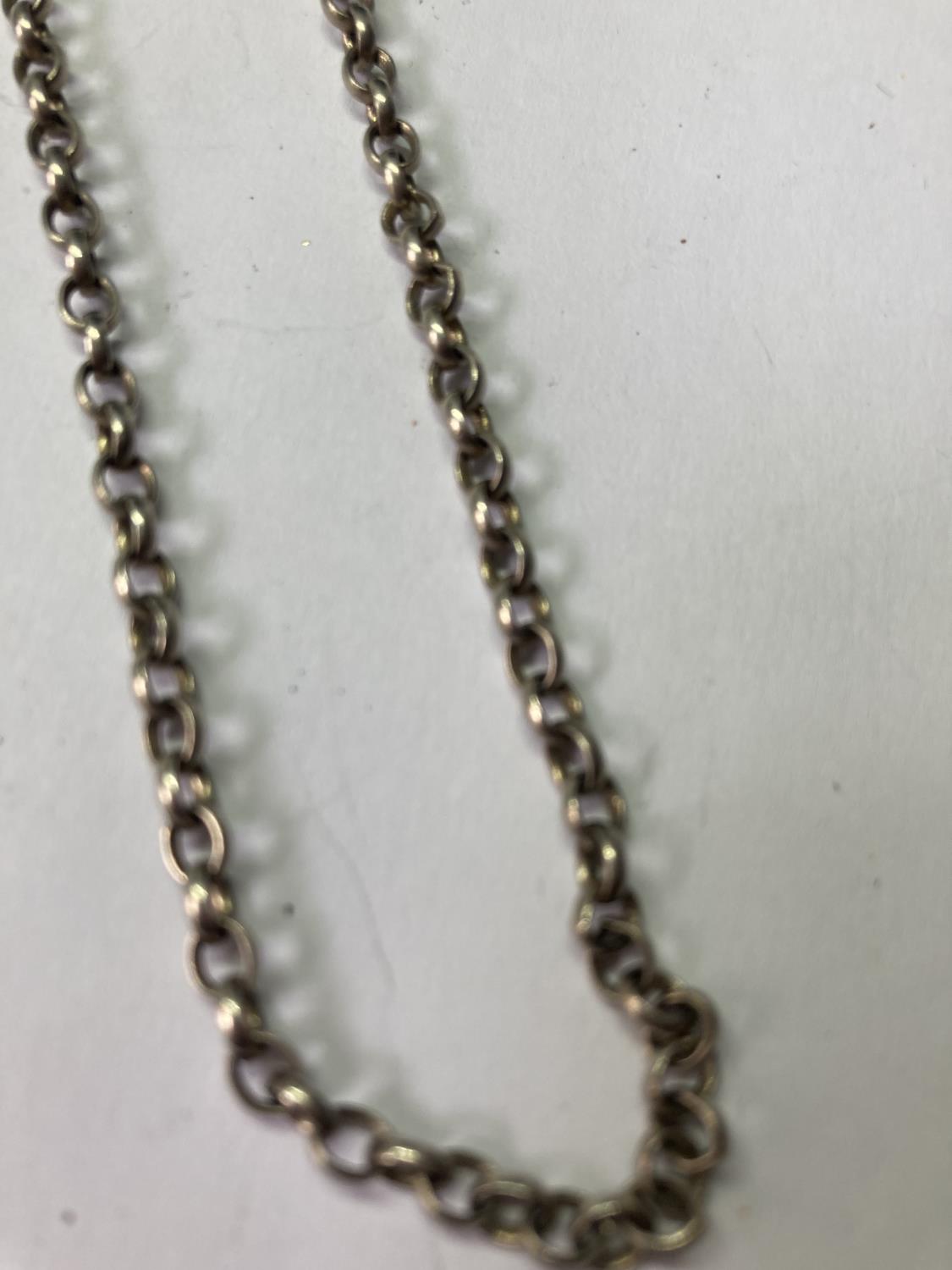 A SILVER BELCHER NECKLACE LENGTH 26" - Image 2 of 4