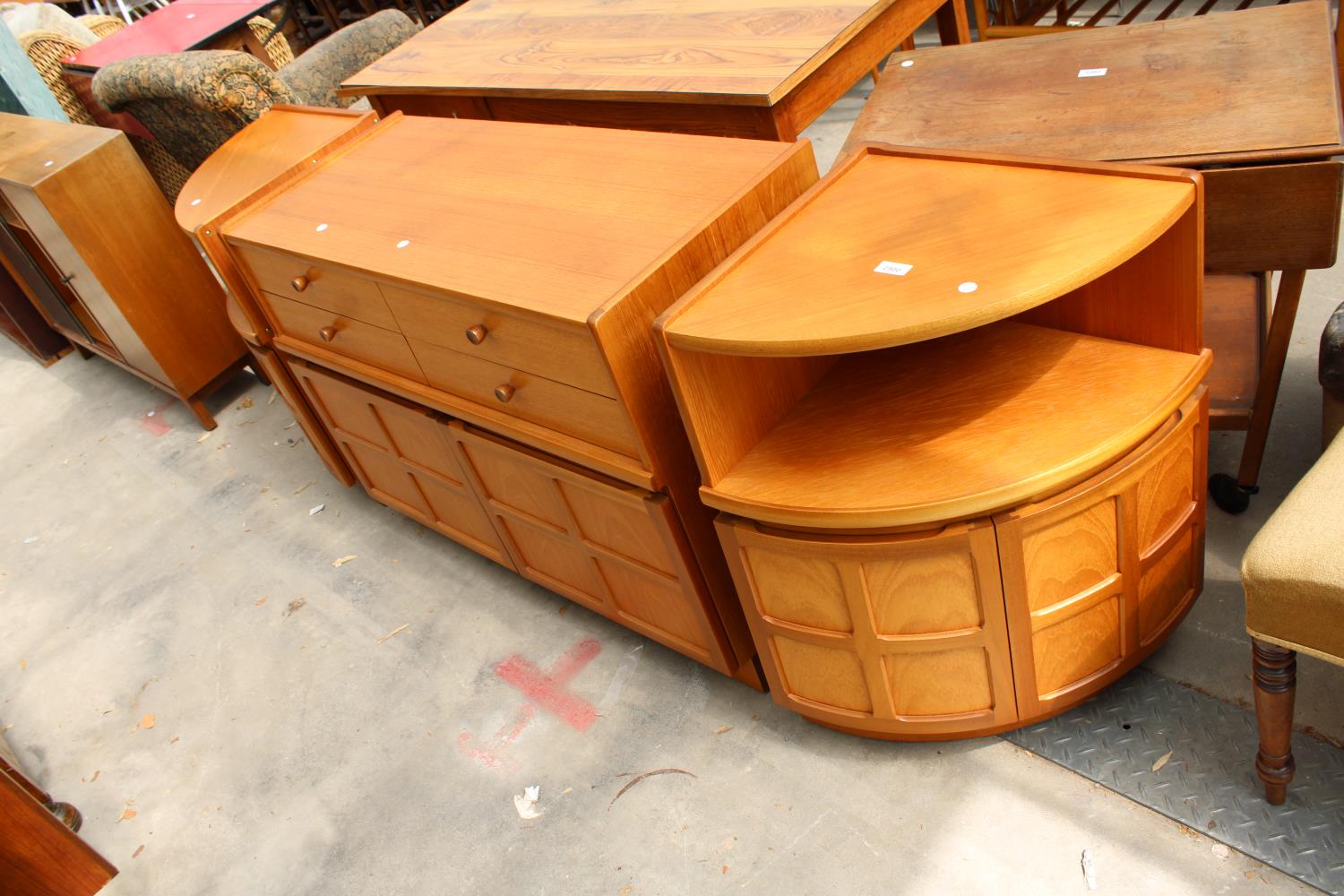 A RETRO TEAK NATHAN SIDEBOARD AND TWO CORNER UNITS - Image 2 of 5