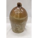 A THOMAS SELLER AND SHERIF HUTTON, CASTLEFORD, STONEWARE FLAGON, HEIGHT 40CM