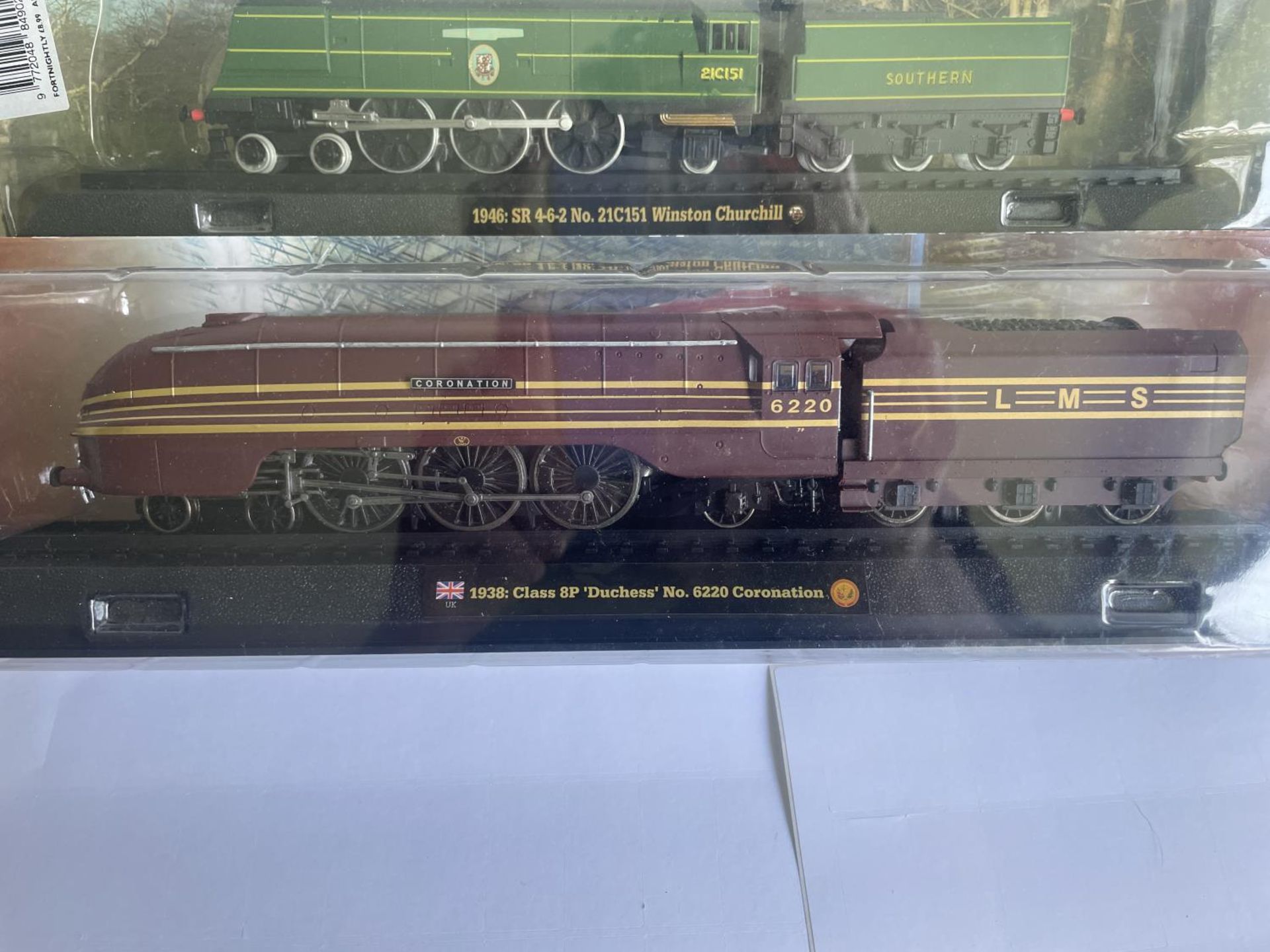 FOUR BOXED AMER CON HOBBY TRAIN ENGINES TO INCLUDE THREE STEAM AND ONE DIESEL - Image 3 of 6