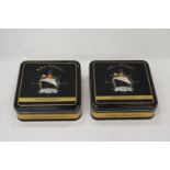 TWO R.M.S. TITANIC LUXURY IRISH CREAM FUDGE TINS