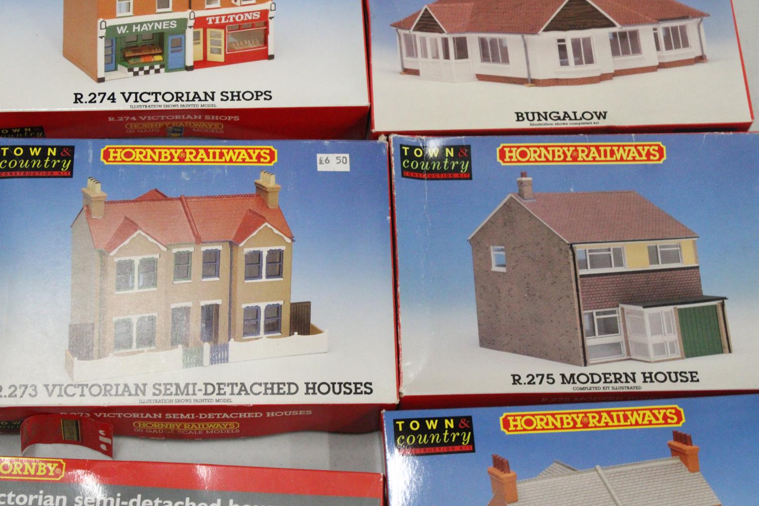 SEVEN BOXED HORNBY RAILWAY HOUSE AND SHOP KITS 00 GAUGE - Image 3 of 5