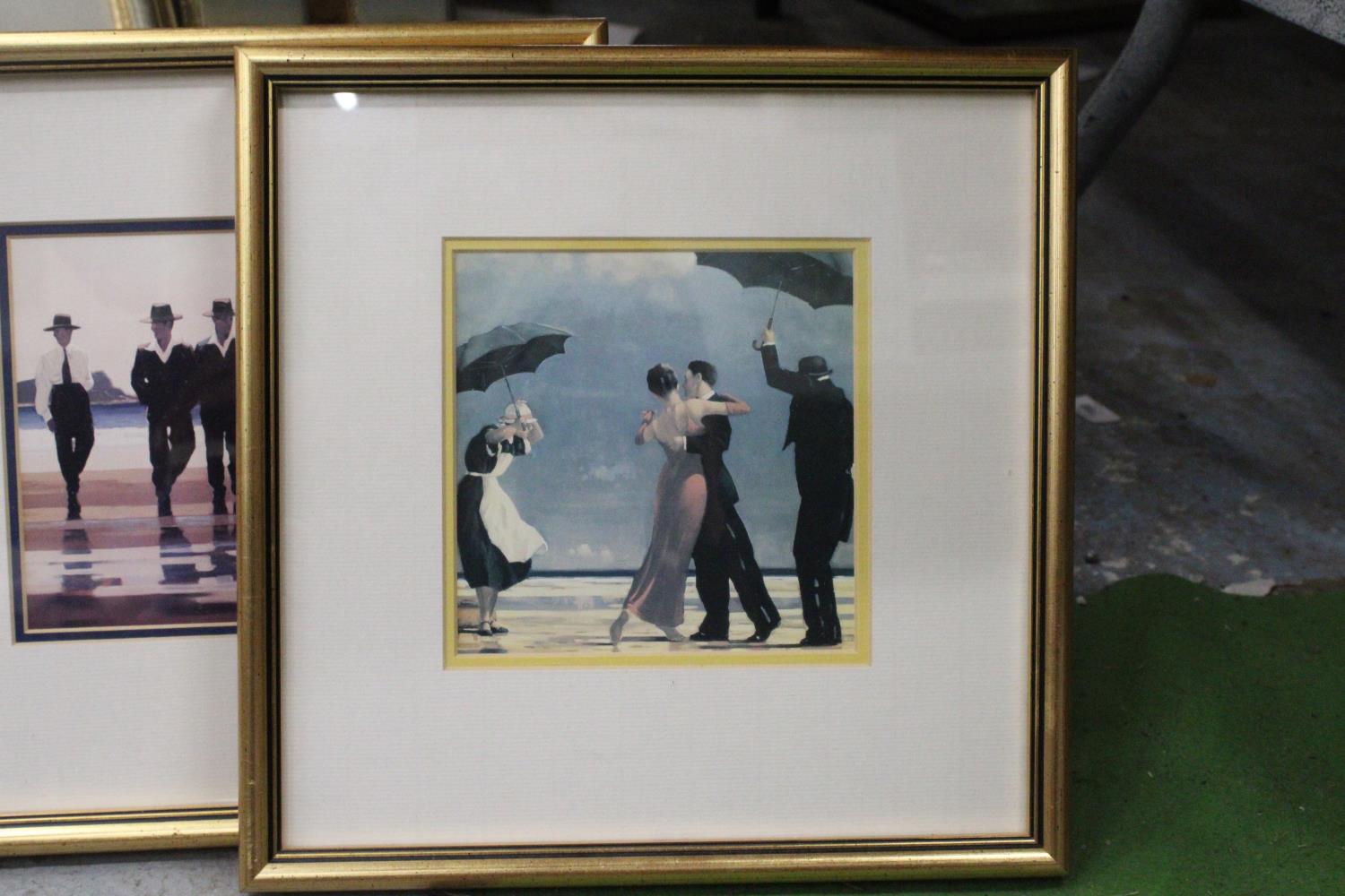 TWO FRAMED PRINTS, 'THE SINGING BUTLER' AND 'THE BILLY BOYS - Image 2 of 3