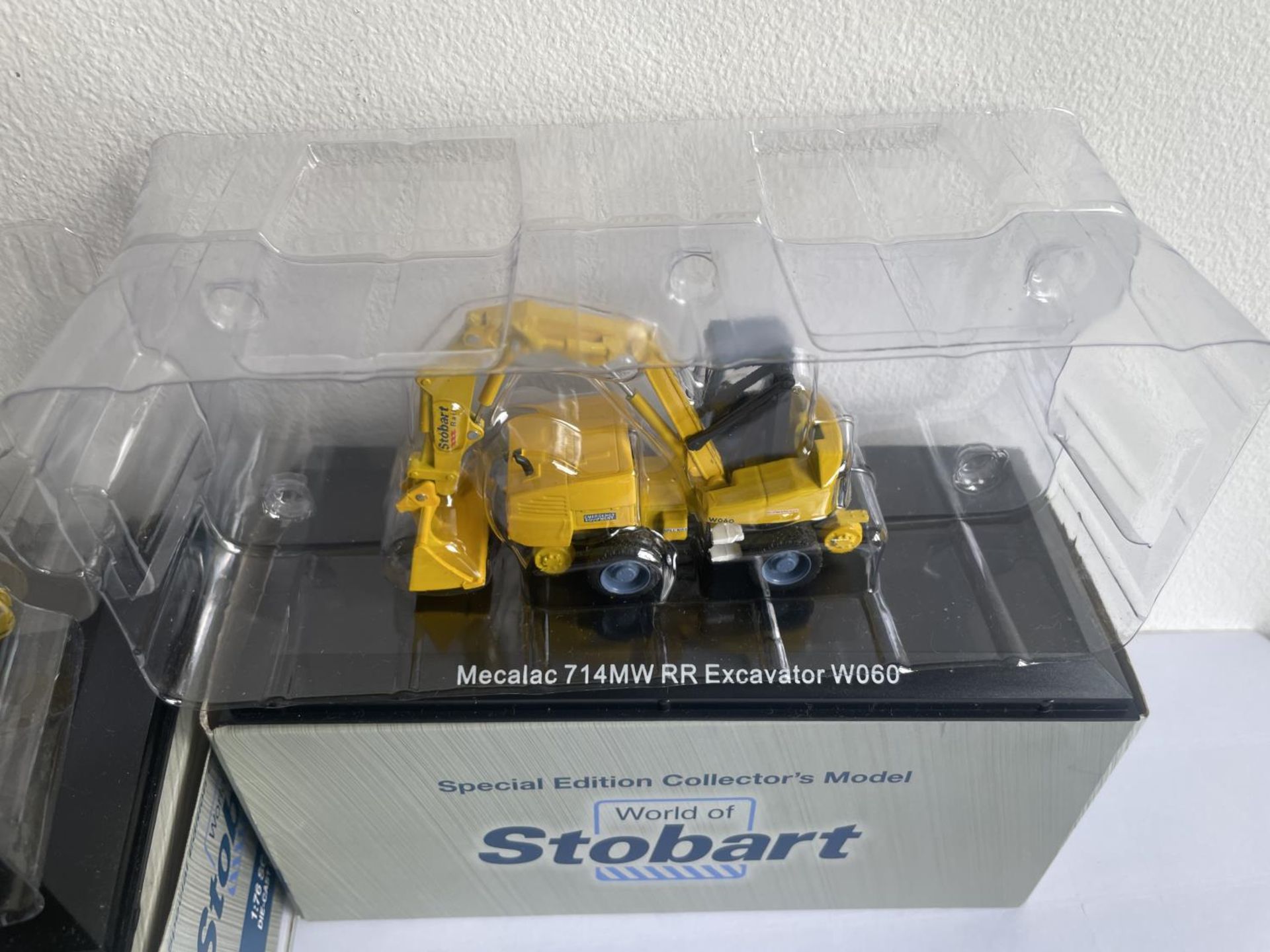 FIVE BOXED STOBART MODELS OF VARIOUS EXCAVATORS SOME THREE WITH COA - Image 4 of 8