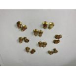 EIGHT PAIRS OF CLIP ON EARRINGS
