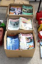 A LARGE QUANTITY OF AUTOSPORT AND SUPERCAR MAGAZINES ETC