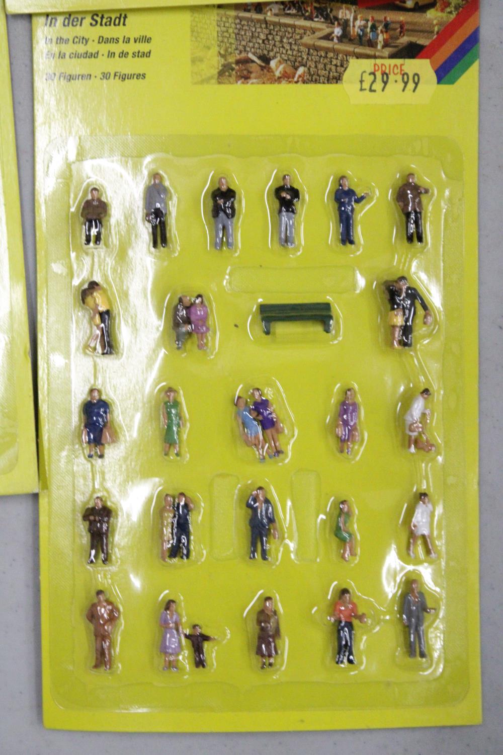 SEVEN UN-OPENED PACKETS OF NOCH MINIATURE FIGURES FOR TRAIN SETS - Image 4 of 7