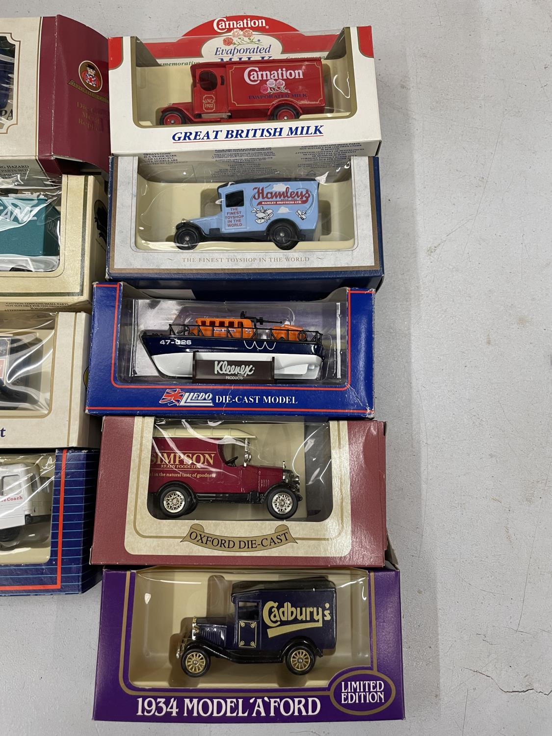 FOURTEEN VARIOUS ADVERTISING VANS, EIGHT BOXED - Image 4 of 4