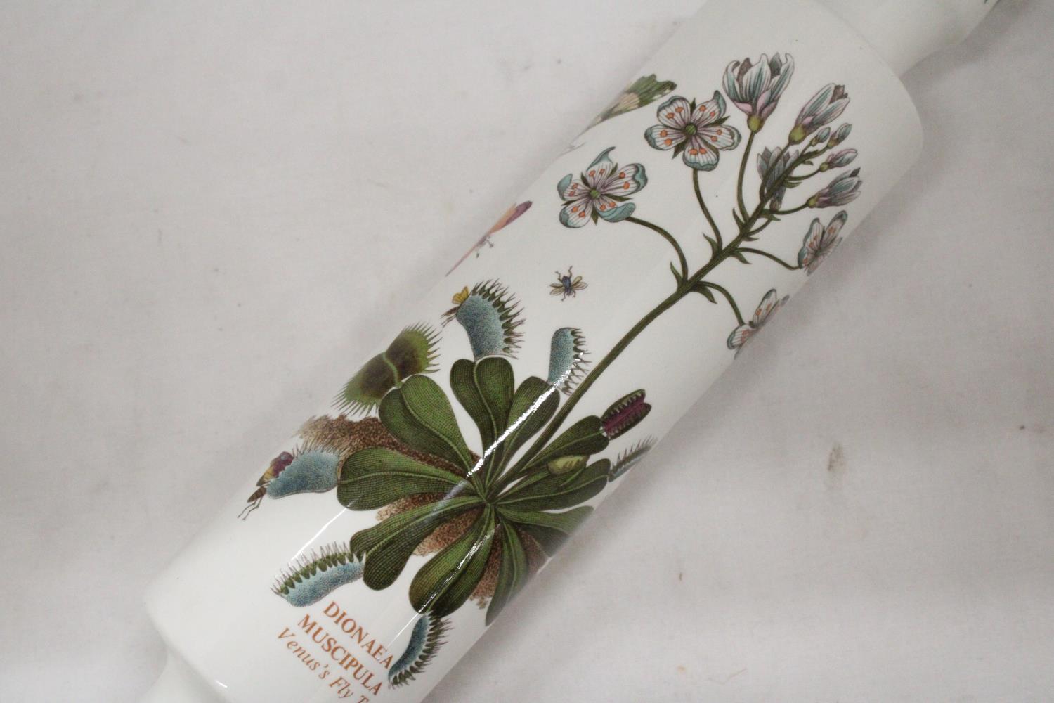 AN AS NEW PORTMERION VENUS FLY TRAP BOTANIC GARDEN ROLLING PIN - Bild 5 aus 5