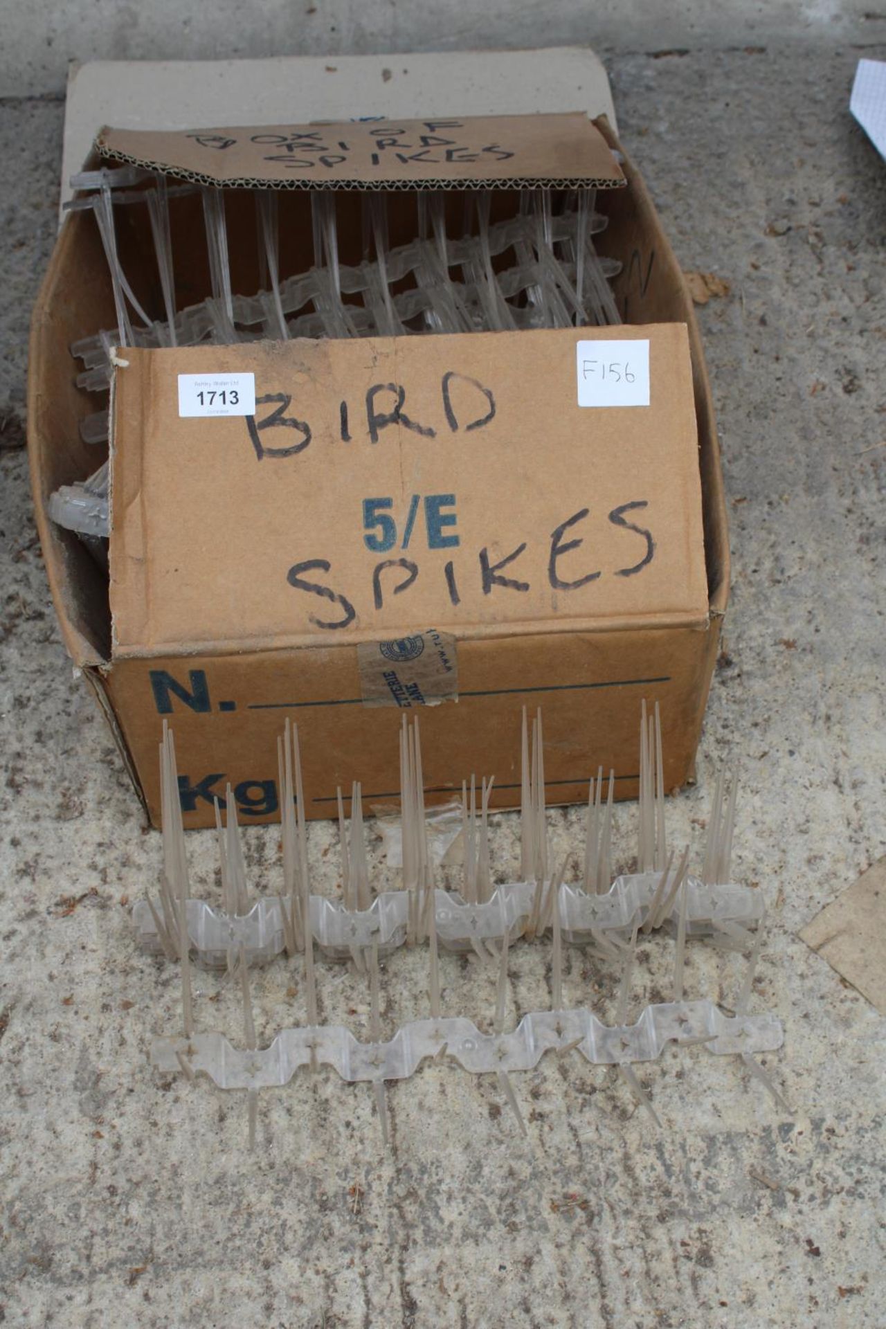 A LARGE QUANTITY OF PLASTIC BIRD SPIKES