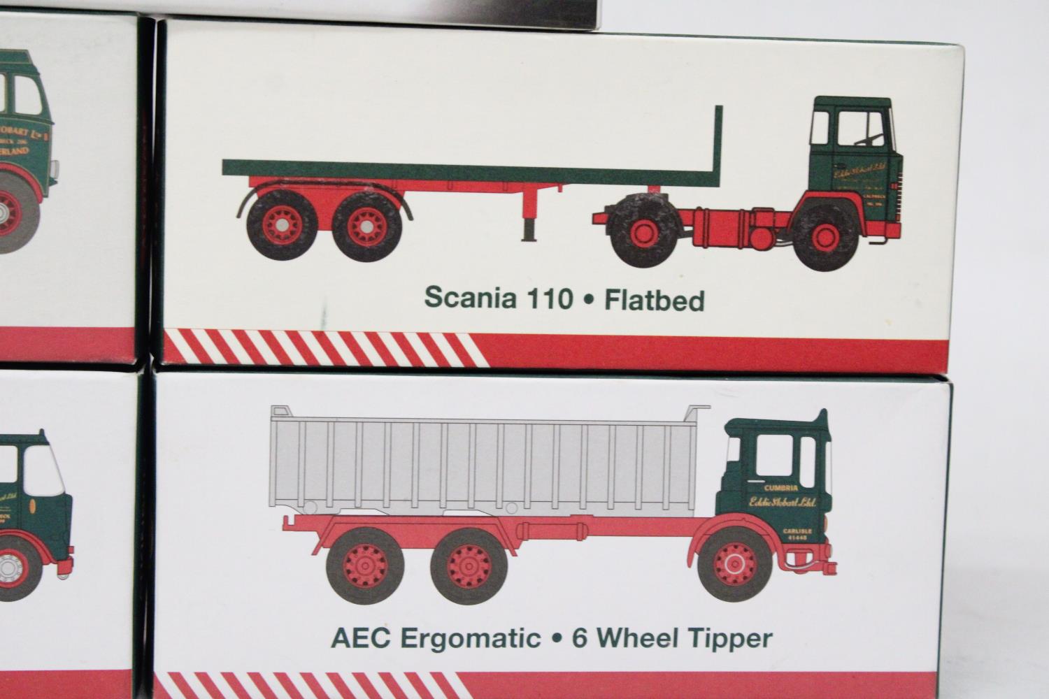 FIVE AS NEW BOXED EDDIE STOBART WAGONS TO INCLUDE A VOLVO FH12 TELETUBBY 27m2 MOBILE LED DAYLIGHT - Bild 4 aus 10