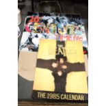 TWO CALENDARS, 'THE BEATLES, 1985' AND '20TH CENTURY TIMELINE 2000'
