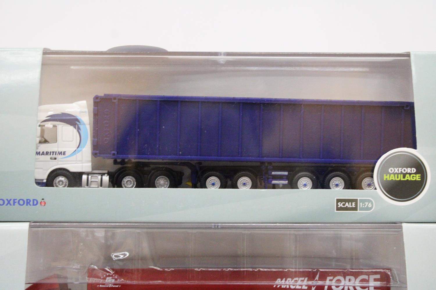 THREE AS NEW AND BOXED OXFORD HAULAGE WAGONS - Image 4 of 6