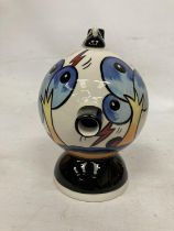 A LORNA BAILEY HAND PAINTED AND SIGNED TEAPOT BURSLEY WAY