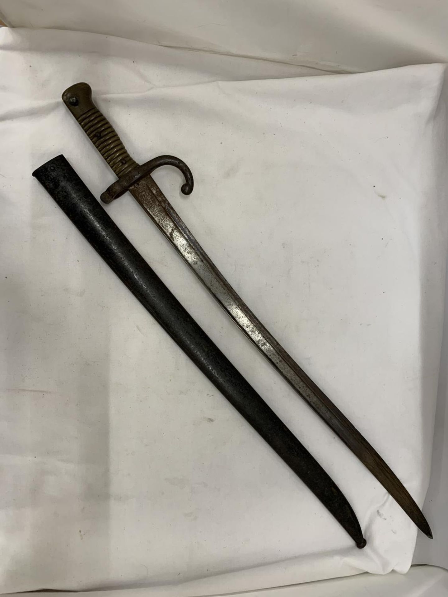 A FRENCH, 1866, CHASSEPOT SWORD/BAYONET - Image 3 of 6