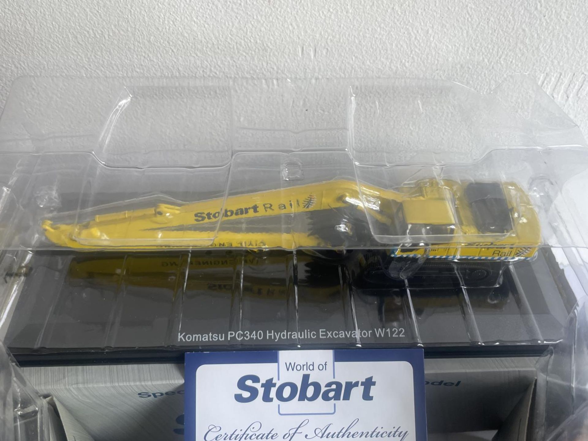 FOUR BOXED STOBART MODELS OF EXCAVATORS SOME WITH COA - Image 2 of 6