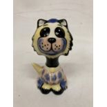 A LORNA BAILEY HAND PAINTED AND SIGNED CAT MUPPET