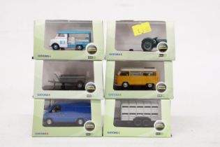 SIX AS NEW AND BOXED OXFORD COMMERCIAL VEHICLES