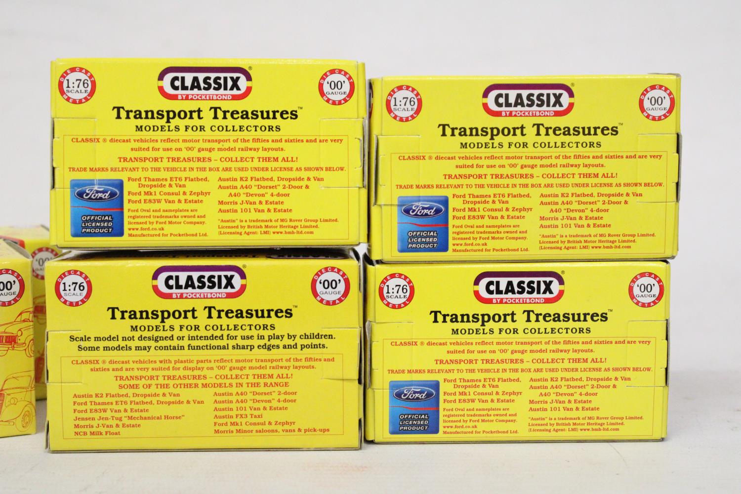 EIGHT AS NEW AND BOXED CLASSIX TRANSPORT TREASURES VEHICLES - Image 4 of 4