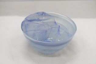 A DANSK LARGE WAVE BOWL WITH BOX