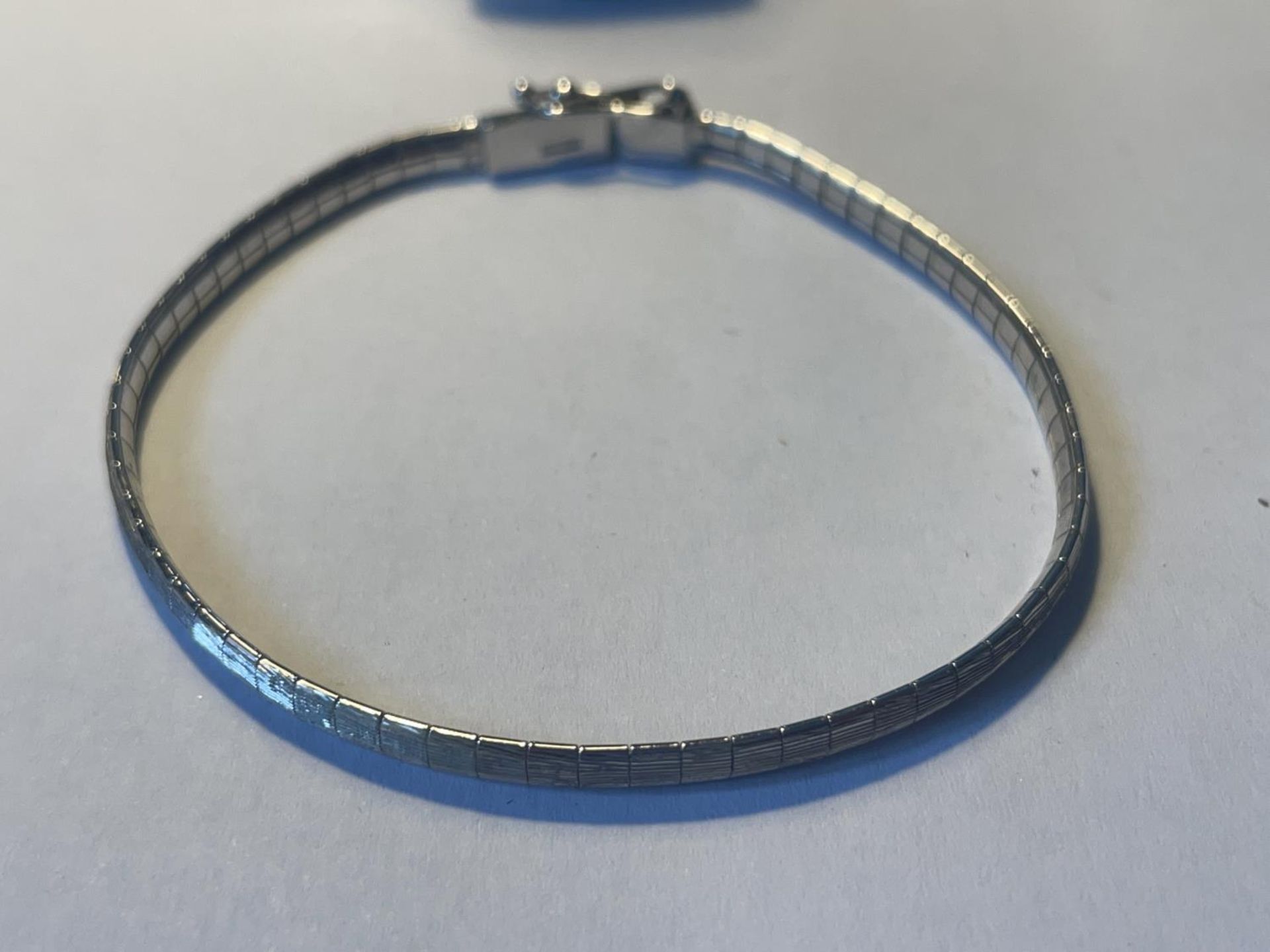 TWO SILVER BANGLES - Image 3 of 3