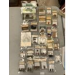 A LARGE COLLECTION OF BOXED HARBURN HAMLET LANDSCAPING MODEL ACCESSORIES FOR RAILWAYS ETC. 00 GAUGE