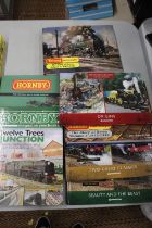 SEVEN HARDBACK RAILWAY BOOKS TO INCLUDE MAINLY HORNBY