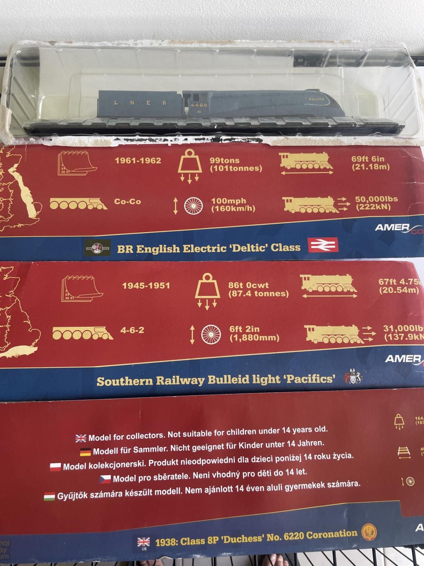 FOUR BOXED AMER CON HOBBY TRAIN ENGINES TO INCLUDE THREE STEAM AND ONE DIESEL - Image 6 of 6