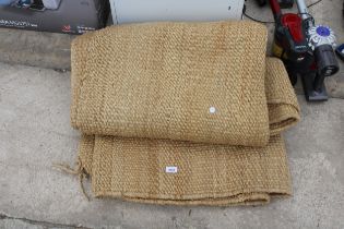 A HESSIAN STYLE RUG