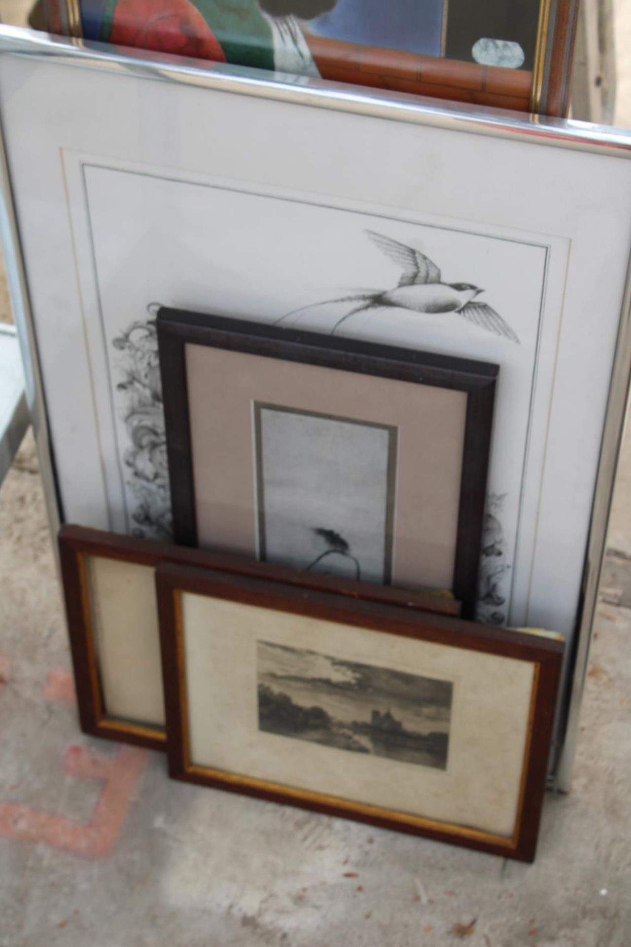 FIVE VARIOUS FRAMED PRINTS AND PICTURES - Image 2 of 3