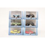 SIX VARIOUS AS NEW AND BOXED OXFORD AUTOMOBILE COMPANY VEHICLES