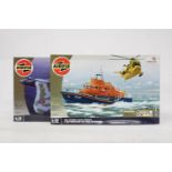 TWO LARGE UNOPENED AIRFIX KITS TO INCLUDE AN AVRO VULCAN B MK2 FALKLANDS WAR 25 YEARS AND A RNLI