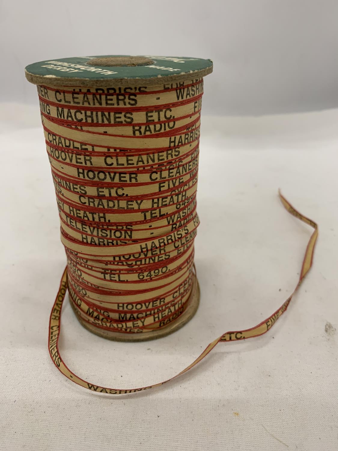 A HARRIS'S OF CRADLEY HEATH 1950'S ADVERTISING PARCEL TAPE, PLUS AN 1899 BOOK OF COMMON PRAYER - Image 4 of 4