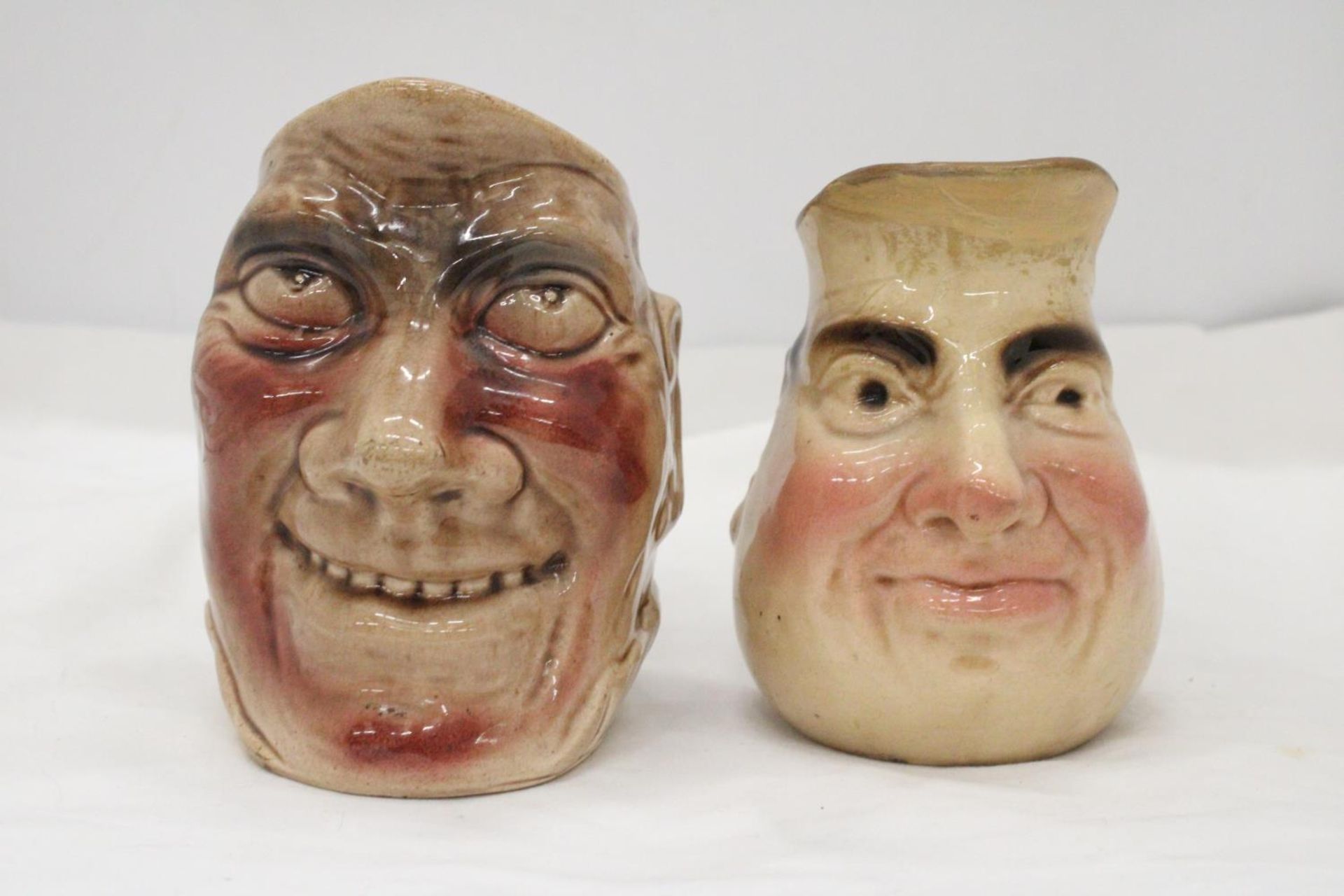 TWO VINTAGE TOBY JUGS TO INCLUDE A SARREGUEMINES - Image 2 of 7