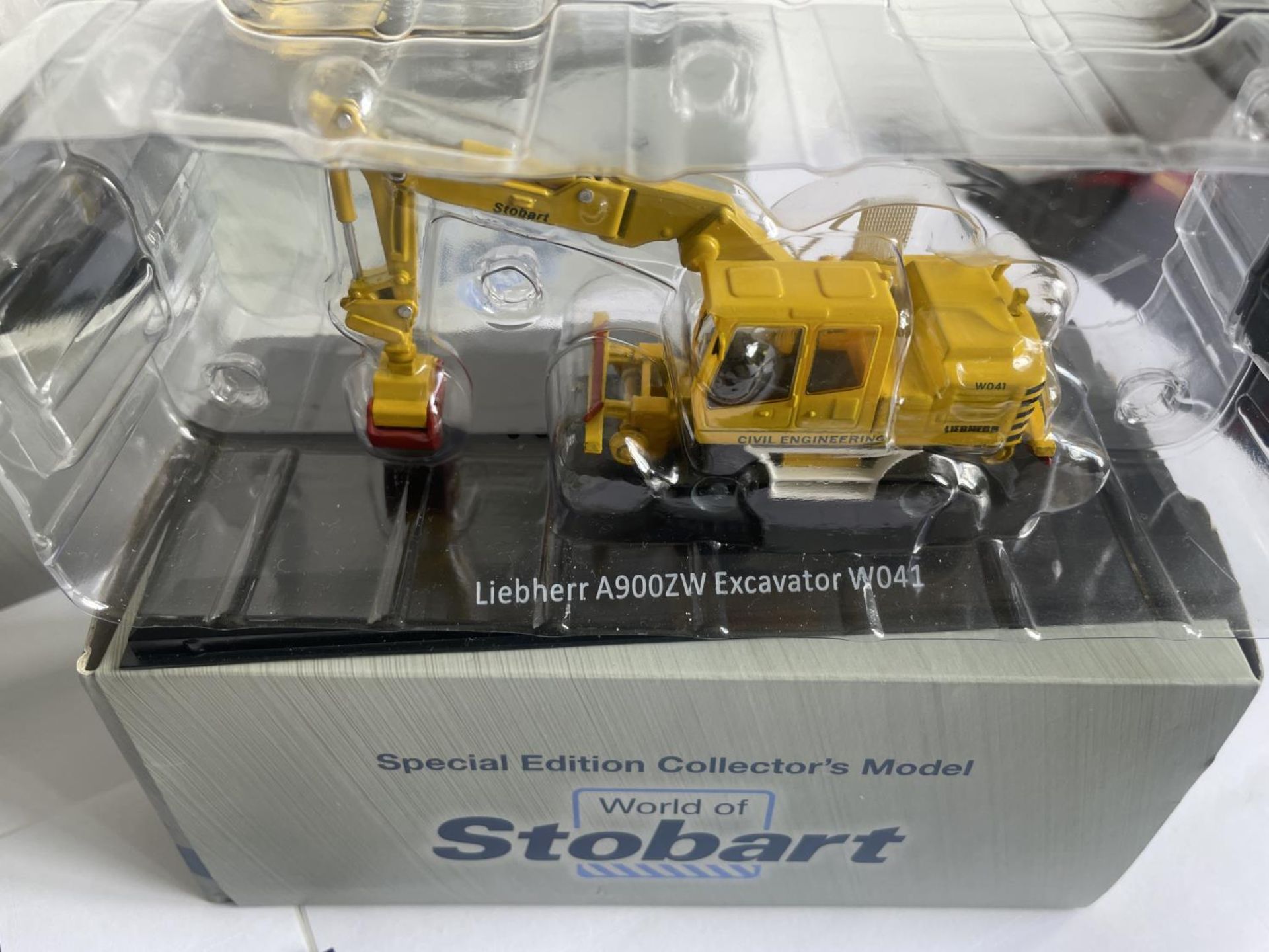 FIVE BOXED STOBART MODELS OF VARIOUS EXCAVATORS SOME THREE WITH COA - Image 5 of 8