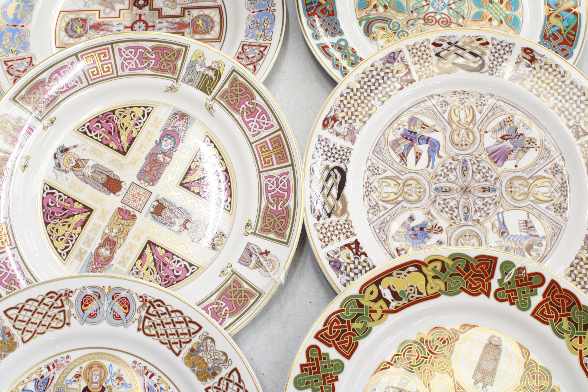 A SELECTION OF SIX SPODE PLATES TO INCLUDE THE KELLS PLATE, THE DURROW PLATE ETC PLUS A SPODE THE - Image 4 of 6