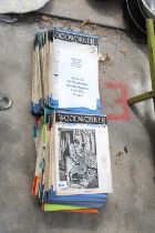 A LARGE QUANTITY OF VINTAGE WOODWORKER MAGAZINES