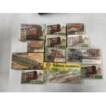 TWELVE BOXED VINTAGE AIRFIX RAILWAY RELATED KITS OO GAUGE