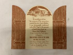 A TRANSFIGURATION CARD FROM KNOTS BERRY FARM, 1943