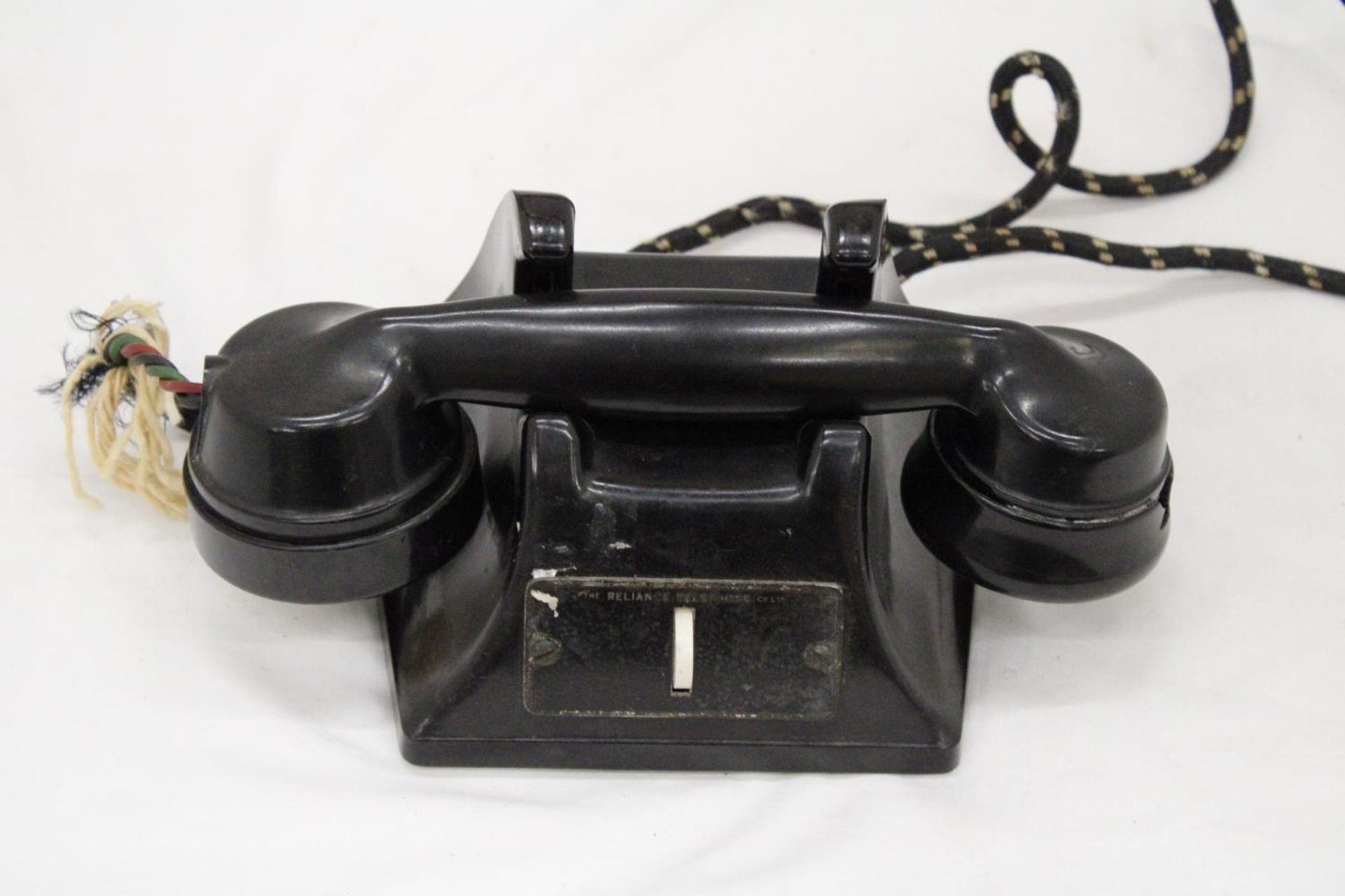 AN UNUSUAL BLACK BAKELITE G E C INTER DEPARTMENT PHONE