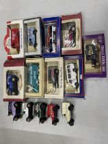 FOURTEEN VARIOUS ADVERTISING VANS, EIGHT BOXED