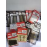 SIXTEEN PACKETS OF WILLS SCENIC MATERIALS KITS TO INCLUDE A SECURITY GATE KIT, GRANITE SETS, DRESSED