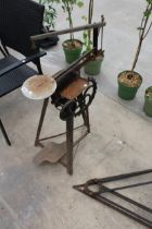 A VINTAGE GEM TREADLE SCROLL SAW