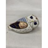 A ROYAL CROWN DERBY OWL