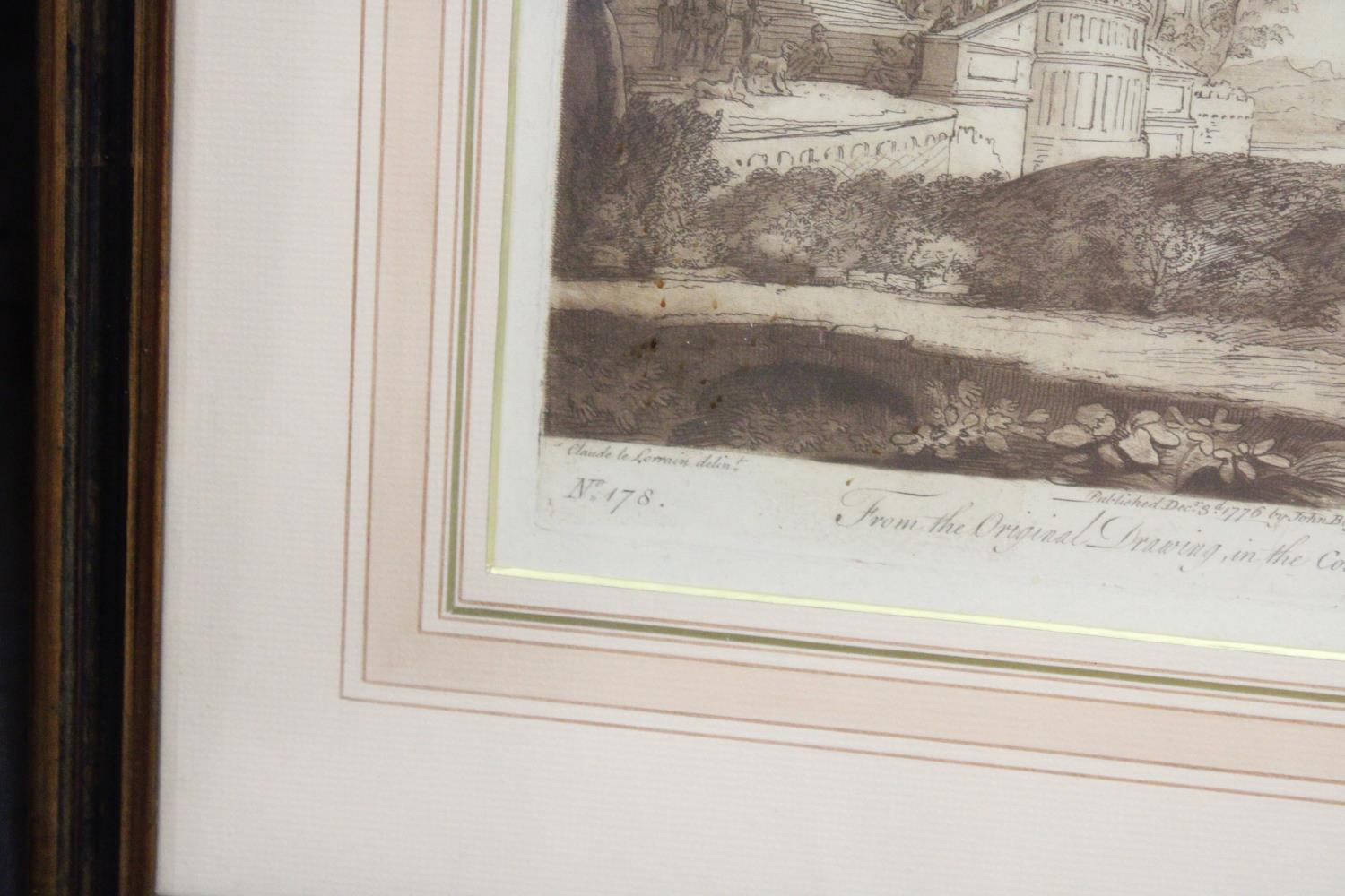 TWO VINTAGE FRAMED PRINTS TAKEN FROM THE ORIGINAL DRAWING, IN THE COLLECTION OF THE DUKE OF - Image 5 of 6