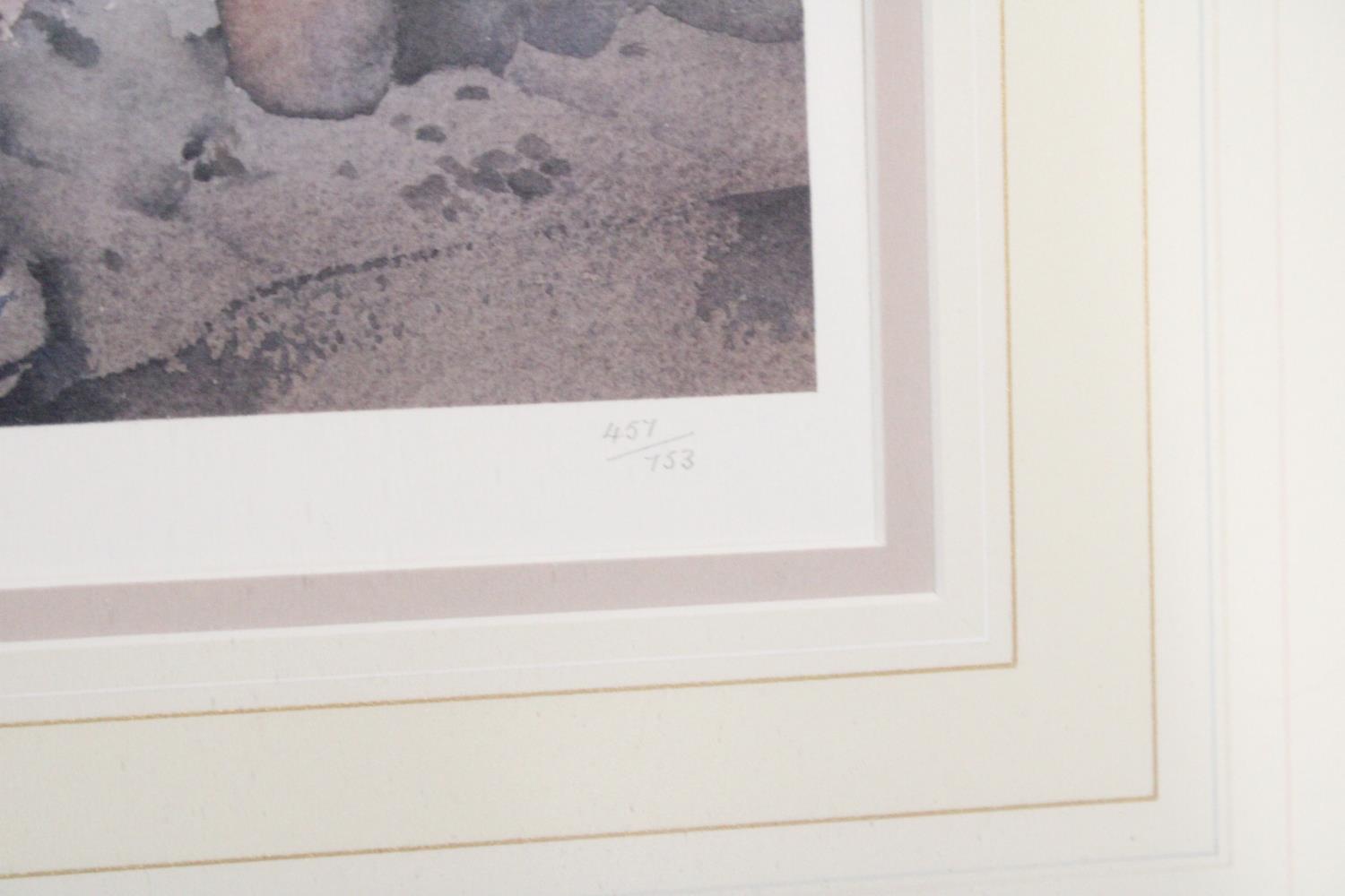 A FRAMED WILLIAM RUSSELL-FLINT UNSIGNED LIMITED EDITTION PRINT (457/573) OF LADY WITH PLANTS - Image 3 of 4