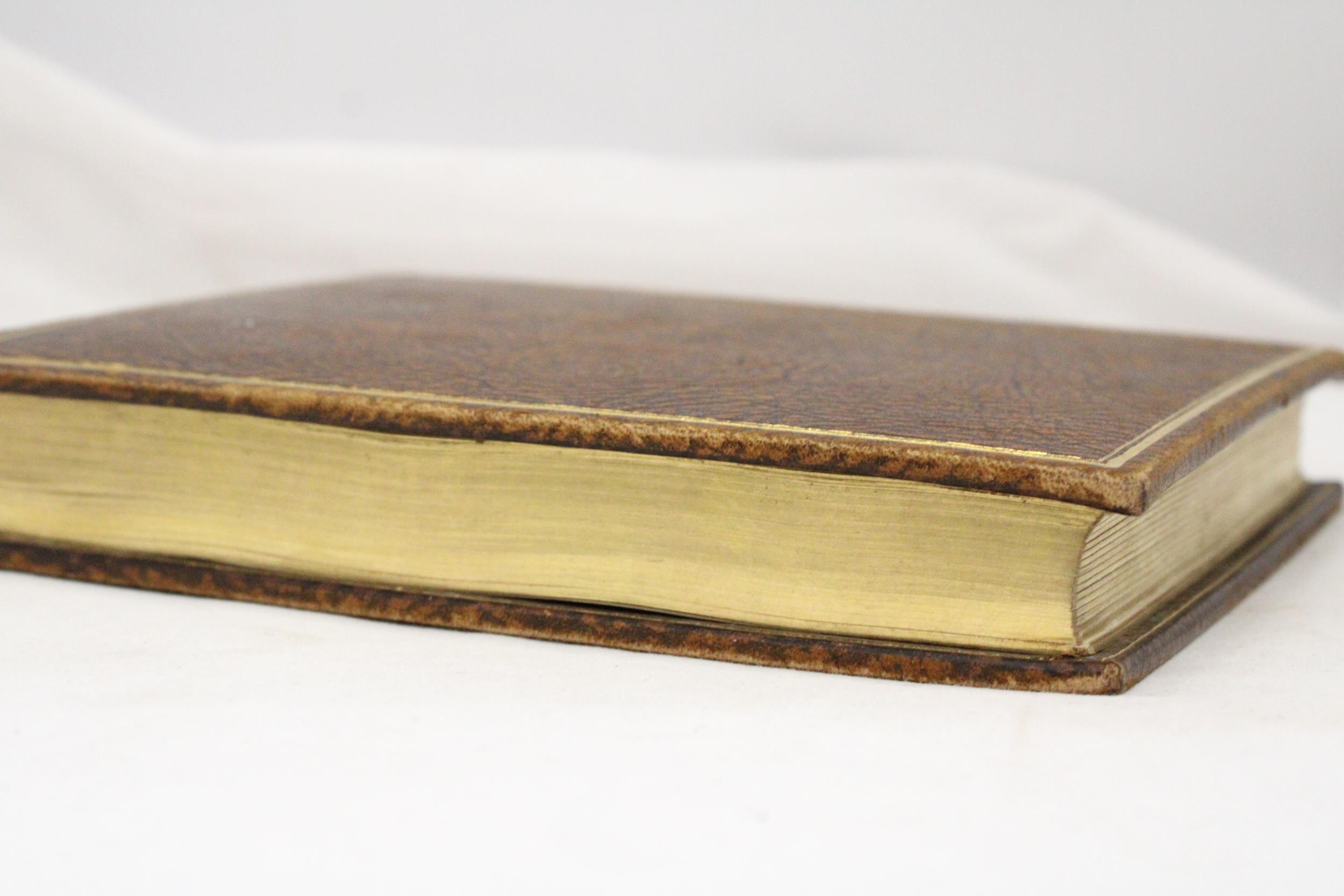 A VINTAGE LEATHER BOUND AUTOGRAPH BOOK FROM THE 1940'S WITH MOSTLY RELIGIOUS ENTRIES - Image 6 of 6