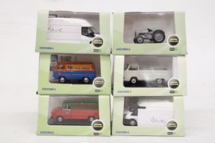 SIX AS NEW AND BOXED OXFORD COMMERCIAL VEHICLES